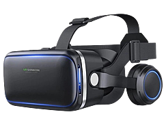 Virtual Reality 3D Glasses Black